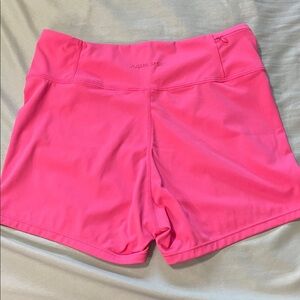 Musera Sport Women's Bright Barbie Pink High Rise Biker Shorts Size Medium